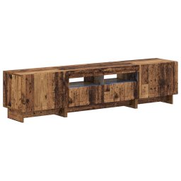 Dulap TV LED cu 5 piese Lemn vechi Lemn prelucrat GartenMobel Dekor