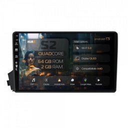 Navigatie Ssangyong Actyon-Kyron (2005-2011) 2GB RAM Android 13 GPS Wi-FI Carplay Android Auto USB Bluetooth Radio Waze Touchscreen 9 inch