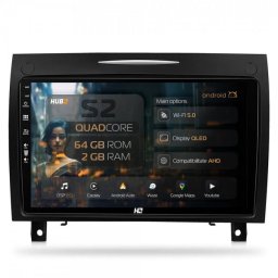 Navigatie Mercedes Benz SLK (2006-2010) 2GB RAM Android 13 GPS Wi-FI Carplay Android Auto USB Bluetooth Radio Waze Touchscreen 9 inch