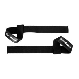 GymBeam Curele de ridicare Essential Black