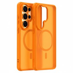 Husa de protectie Techsuit HaloFrost II MagSafe compatibil cu Samsung Galaxy S26 Ultra, Portocaliu