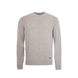 BARBOUR Pulover Essential Patch Crew Necker MKN0584 st51 stone