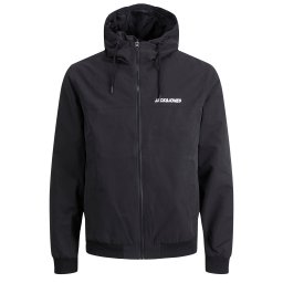 JACK & JONES Geacă Jjerush Hood Bomber 12200208 C-N10 black