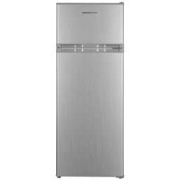 Frigider cu doua usi Heinner HF-H2206SE++, 169+37 litri, inaltime 143 cm, clasa E, mecanic, argintiu