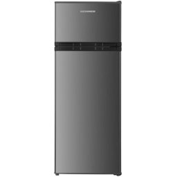 Frigider cu doua usi Heinner HF-H2206XE++, 169+37 litri, inaltime 143 cm, clasa E, mecanic, inox