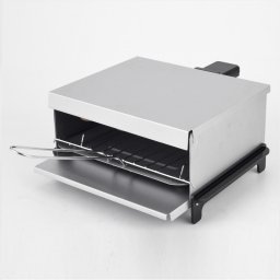 Gratar electric pentru sandvisuri Crown ESG800A, 800W, Tava de grasime, Argint