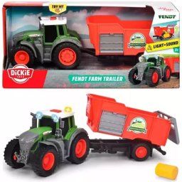 Dickie: Tractor Fendt 939 Vario cu remorcă - cu efecte de sunet și lumină