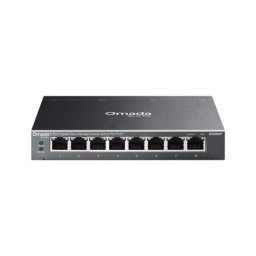 Switch TP-LINK Omada ES208GP, 8 porturi, PoE+, Black