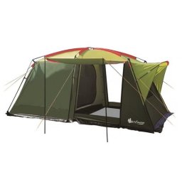 Cort camping 4 persoane MirCamping, impermeabil, 2 camere, verde Z-TOOLS / ZTS2259