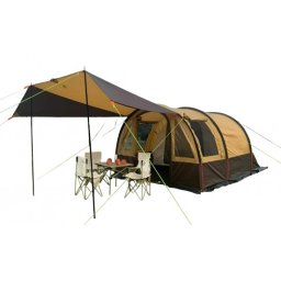 Cort camping 6 persoane MirCamping, tip tunel, 2 camere + living, impermeabil, copertină frontală Z-TOOLS / ZTS2260