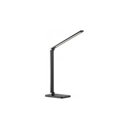 Lampă de birou LED cu dimmer și încărcare wireless NOBLITE Q LED/7W/230V 3000/4000/6500K neagră