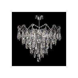 Candelabru din cristal pe tijă 6xE27/60W/230V
