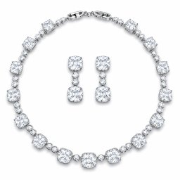 Sophisticated Square Set colier si cercei - Eleganta pentru Mirese si Cadou Premium