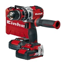 Einhell - TE-CD 18 Li-i BL PXC - Masina de gaurit si insurubat cu percutie cu 2 acumulatori si incarcator, Li-Ion, 18 V, 2 Ah, 60 Nm, motor fara perii, led iluminare, valiza plastic