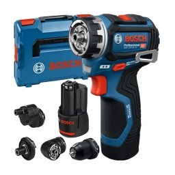 Bosch - GSR 12V-32 FC - Masina de insurubat cu 2 acumulatori si incarcator, Li-Ion, 12 V, 2 Ah, 32 Nm, motor fara perii, turatie reglabila, valiza speciala, accesorii
