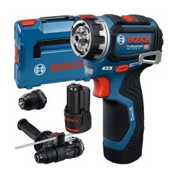Bosch - GSR 12V-32 FC - Masina de insurubat cu 2 acumulatori si incarcator, Li-Ion, 12 V, 2 Ah, 32 Nm, motor fara perii, turatie reglabila, valiza speciala, accesorii