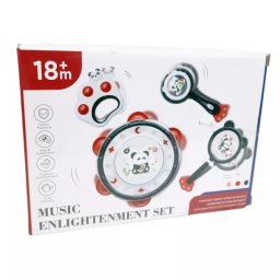 Primul meu set de instrumente – model cu panda, 4 piese