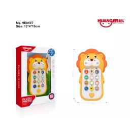 Telefon pentru bebeluși cu leu și efecte sonore