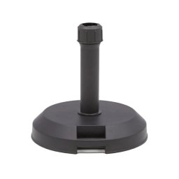 Suport umbrela terasa, beton, 18 kg, Ø 38.50 cm, H 8 cm, negru