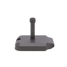 Suport umbrela terasa, cu roti, beton, 39 kg, 54 x 48.50 cm, H 9 cm, negru
