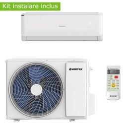 Instalatie de aer conditionat Aer conditionat Vortex Wi-Fi ready VAI1223FFWR, 12000 BTU, clasa energetica A++, cu kit de instalare inclus