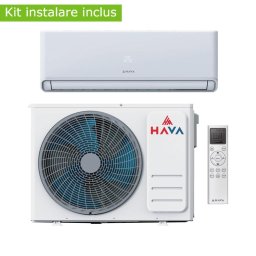 Instalatie de aer conditionat Aer conditionat Hava Smart Plus, Wi-Fi, 18000 BTU, clasa energetica A++, cu kit de instalare inclus
