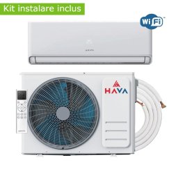 Instalatie de aer conditionat Aer conditionat Hava Smart Plus G2, Wi-Fi, 12000 BTU, clasa energetica A++, cu kit de instalare inclus
