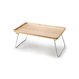 Continenta C3245 - Tavă pentru pat 53x32 cm, lemn de cauciuc