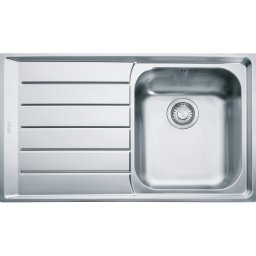 101.0040.732 Chiuveta bucatarie Franke Neptune NEX 611, picurator stanga, 860x510mm, inox lucios