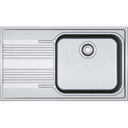 101.0356.850 Chiuveta bucatarie Franke Smart SRX 611-86 LB, slim, picurator stanga, 860x500mm, inox lucios