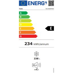 Congelator Vertical Tesla WG RU2400FMXE | 238L, No Frost, E