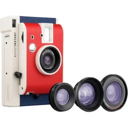 Camera Foto Instant Lomography LI800BOSTON | 3 Lentile, Fisheye, Portrait, Close-up