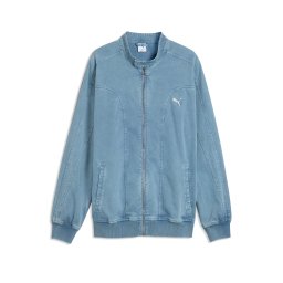 PUMA Jachetă T7 Relaxed Washed Twill Track 636718 34 cool blue