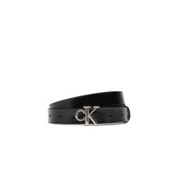CALVIN KLEIN Curea Round Ck 2Color Buckle Smooth LV04F7132G VF6 ck black/two tone