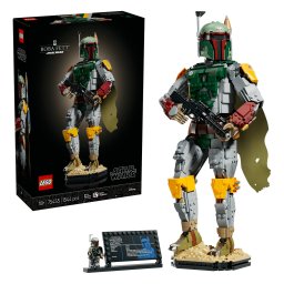 LEGO Star Wars Boba Fett, figurina de colectie pentru adulti, 1544 piese