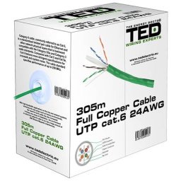CABLU UTP CAT 6 CUPRU 0.5MM 305M TED Ted Electric ELECTRIC