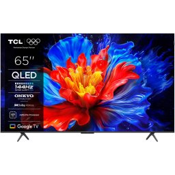 Televizor TCL Smart QLED 55P8K 139cm 65inch Ultra HD 4K Google TV Black