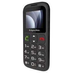 Telefon Mobil Kruger&Matz Seniori Buton SOS Ecran 1.77inch 4G Negru