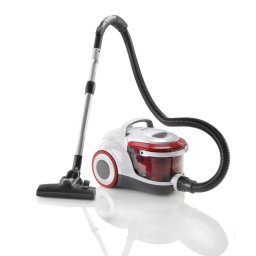Aspirator fara sac Gorenje VCEB01GAWWF, uscat-umed, 800 W, 3L, Alb-Rosu
