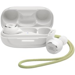 Casti audio in-ear JBL Reflect Aero TWS, True wireless, Bluetooth, Noise cancelling, 6 microfoane, IP68, Alb