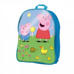 Set Constructie LISCIANI Lisciani Blocks with backpack Peppa Pig, 36 piese, tematica Peppa Pig