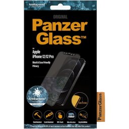 Folie de protectie PanzerGlass din sticla pentru Apple iPhone 12/12 Pro , privacy, Black