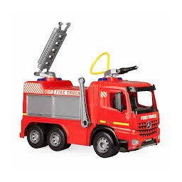 Jucarie Masina de Pompieri Lena Giga Trucks Fire truck 66 cm, 66 cm, Tun de apa, Varsta 3+