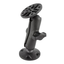 RAM® Suport universal compozit cu bila dubla cu doua placi rotunde