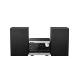 Microsistem audio PANASONIC SC-PM270EG-S, 20W, CD, Bluetooth, Radio FM, argintiu