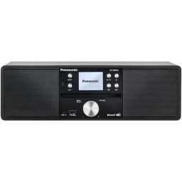 Microsistem Panasonic SC-DM202EG-K, 24W, Bluetooth, USB, CD, Radio FM, DAB+, Ceas, Negru