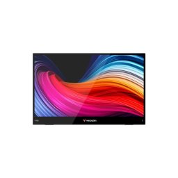 Monitor Tactil Portabil IPS LED, Verbatim 32402, 15.6 inch, Light Full HD 1920x1080,USB-C, mini HDMI, Boxe, 60 Hz, 10 ms, Negru