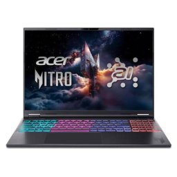 Laptop Acer Nitro 16S AI Gaming, AMD Ryzen AI 9 365, 32GB, 1TB SSD, RTX 5070 Ti, Negru