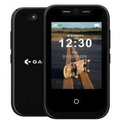 Telefon mobil pentru copii Garett OneKid, Dual SIM, 48 MB RAM, 16 GB, 4 G LTE, Negru
