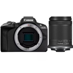 Camera foto Canon EOS R50 + RF-S, 18-150mm, 24.2 MP, F3.5-6.3 IS STM, Negru